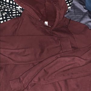 American apparel burgundy sweater/ hoodie
